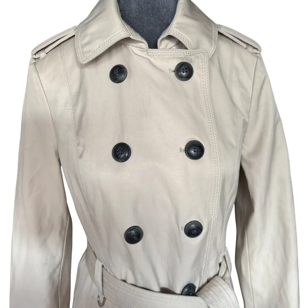 Express Womens Trench Coat Size S - Picture 2 of 6